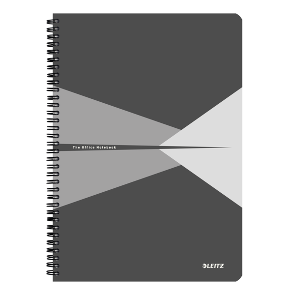Cuaderno Leitz Office A4 cuadriculado, encuadernación Wiro con tapas de PP Surtidos 90 H. 90 g.