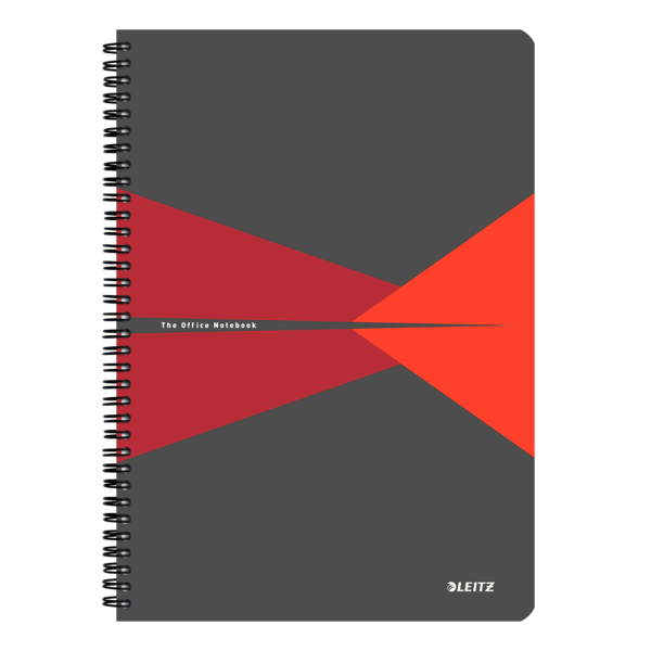 Cuaderno Leitz Office A4 cuadriculado, encuadernación Wiro con tapas de PP Surtidos 90 H. 90 g.