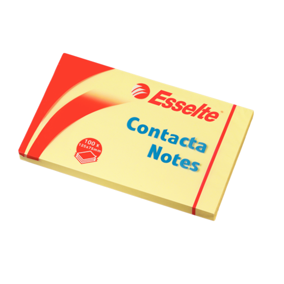 Blocs de notas Contacta Notes Amarillo 75 x 125 mm. 100 hojas