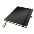 Cuaderno Leitz Complete A4 con rayas con tapas rígidas Negro 80 H. 100 g.