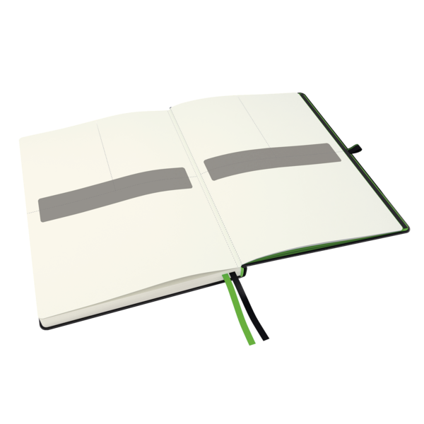 Cuaderno Leitz Complete A4 con rayas con tapas rígidas Negro 80 H. 100 g.