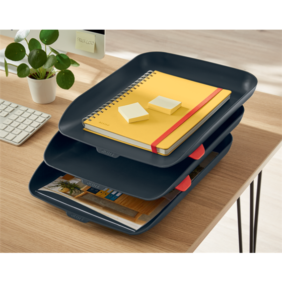 Cuaderno Leitz Cosy Touch con rayas, con encuadernación wiro B5 80 H. Papel de 100 grs, certificado FSC®.