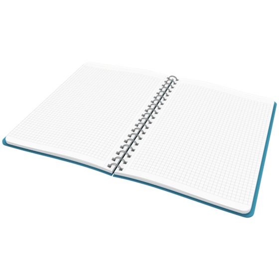 Cuaderno Leitz Cosy Touch cuadriculado, con encuadernación wiro B5 80 H. Papel de 100 grs, certificado FSC®.