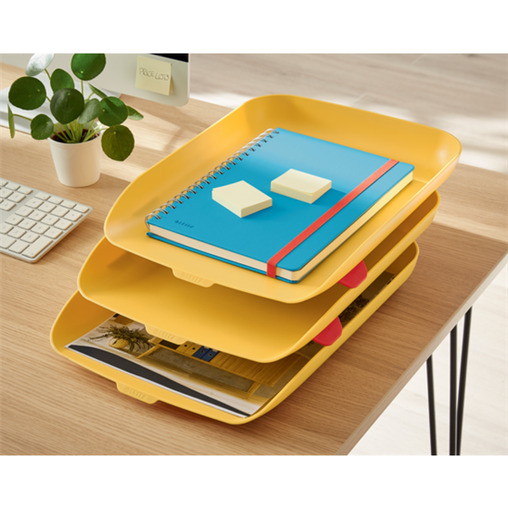 Cuaderno Leitz Cosy Touch cuadriculado, con encuadernación wiro B5 80 H. Papel de 100 grs, certificado FSC®.