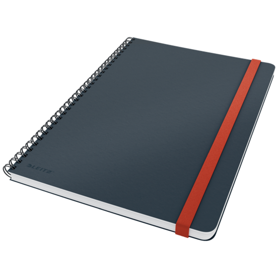 Cuaderno Leitz Cosy Touch cuadriculado, con encuadernación wiro B5 80 H. Papel de 100 grs, certificado FSC®.