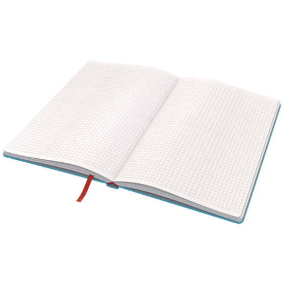 Cuaderno Leitz Cosy Touch cuadriculado con tapa dura A5 80 H. Papel de 100 grs, certificado FSC®.