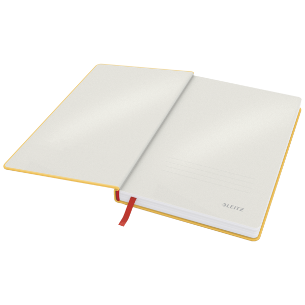 Cuaderno Leitz Cosy Touch con rayas con tapa dura A5 80 H. Papel de 100 grs, certificado FSC®.