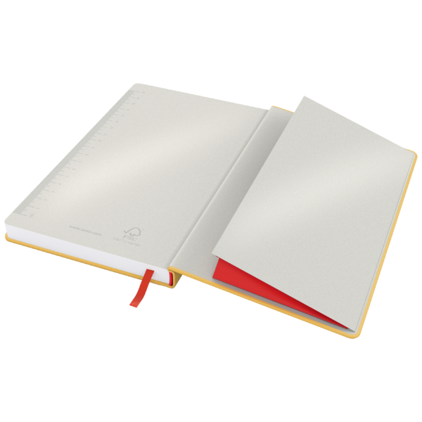 Cuaderno Leitz Cosy Touch con rayas con tapa dura A5 80 H. Papel de 100 grs, certificado FSC®.