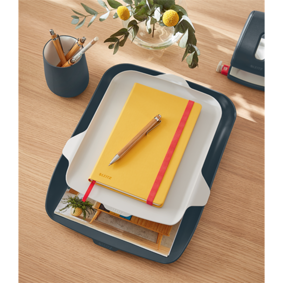 Cuaderno Leitz Cosy Touch con rayas con tapa dura A5 80 H. Papel de 100 grs, certificado FSC®.