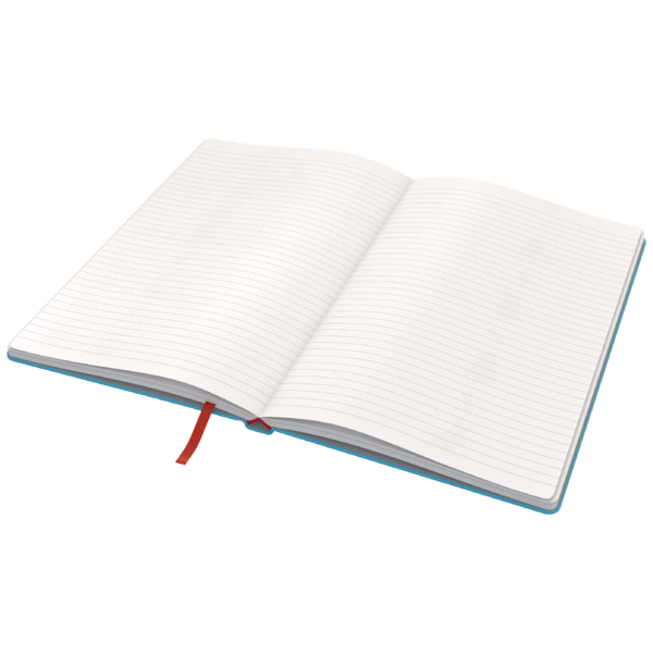 Cuaderno Leitz Cosy Touch con rayas con tapa dura A5 80 H. Papel de 100 grs, certificado FSC®.