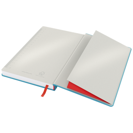 Cuaderno Leitz Cosy Touch con rayas con tapa dura A5 80 H. Papel de 100 grs, certificado FSC®.