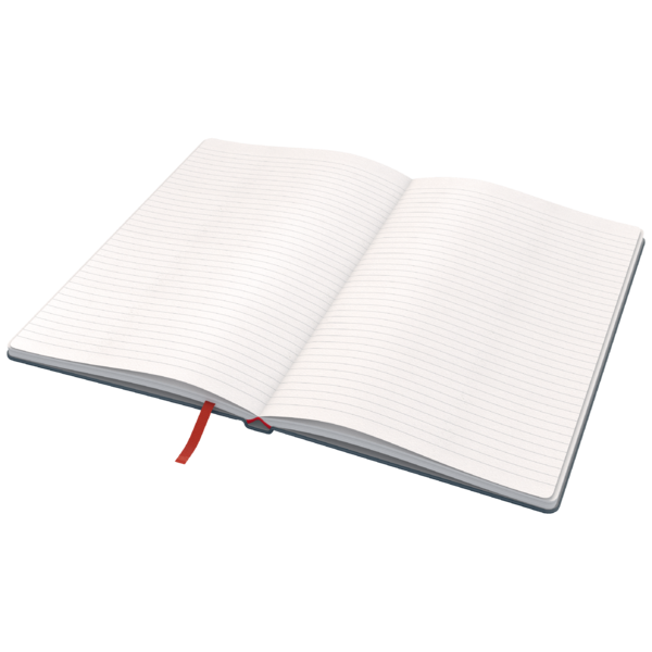 Cuaderno Leitz Cosy Touch con rayas con tapa dura A5 80 H. Papel de 100 grs, certificado FSC®.