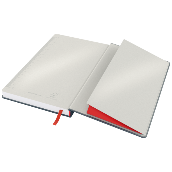 Cuaderno Leitz Cosy Touch con rayas con tapa dura A5 80 H. Papel de 100 grs, certificado FSC®.