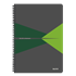 Cuaderno Leitz Office A4 con rayas, encuadernación Wiro con tapa rígidas Verde 90 H. 90 g.