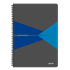 Cuaderno Leitz Office A4 con rayas, encuadernación Wiro con tapa rígidas Azul 90 H. 90 g.