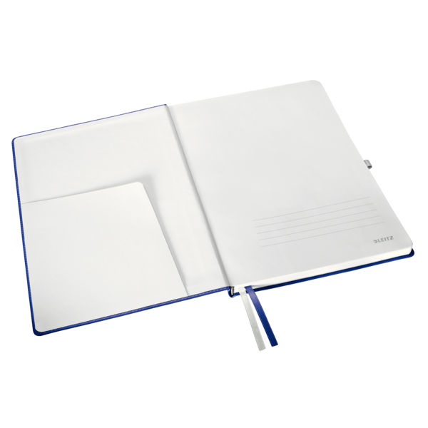 Cuaderno Style de Leitz A4 pautado con tapa dura Azul titán 80 H. 100 g.