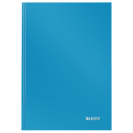 Cuaderno Solid de Leitz A5 cuadriculado con tapa dura Azul claro 80 h. 90 g.
