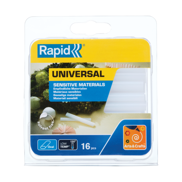 Barras De Cola Ovaladas Rapid Para Materiales Sensibles Transparente 16 Barras