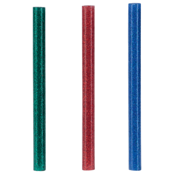 Barras De Cola Rapid 7 Mm Colores Purpurina 36 Barras