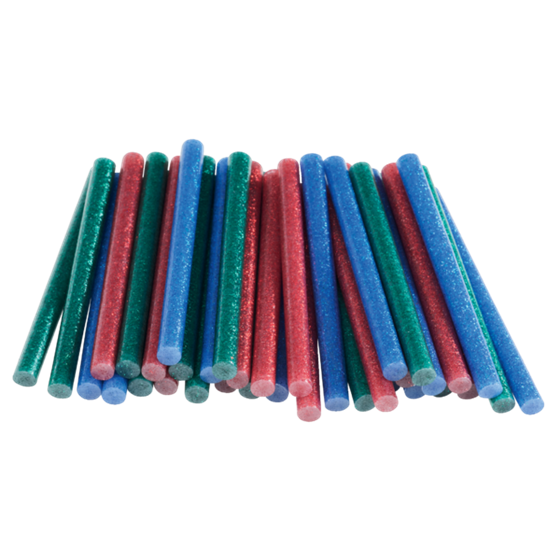 Barras De Cola Rapid 7 Mm Colores Purpurina 36 Barras