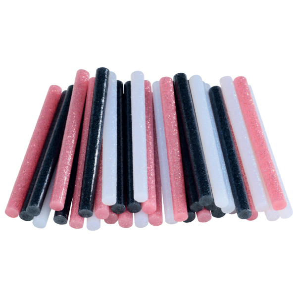 Barras De Cola Rapid 7 Mm Colores Purpurina 36 Barras