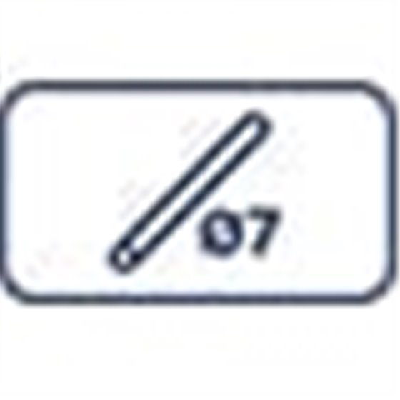 Barras De Cola Rapid 7 Mm Colores Surtidos 36 Barras