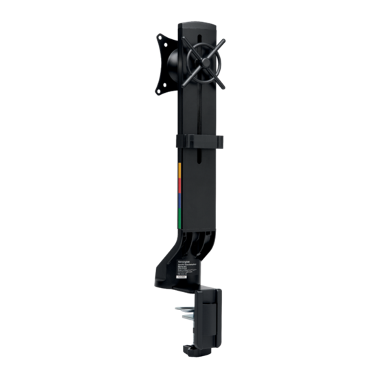 Brazo SmartFit® de ahorro de espacio para un monitor Plata