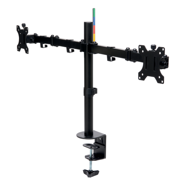 Brazo SmartFit® Ergo extensible para dos monitores Negro