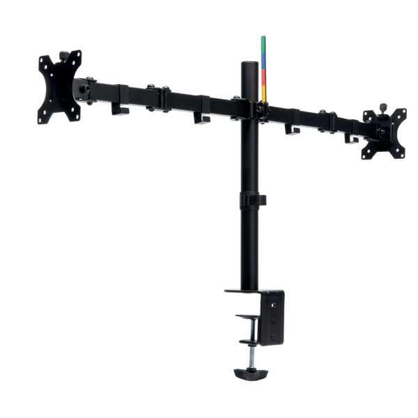 Brazo SmartFit® Ergo extensible para dos monitores Negro