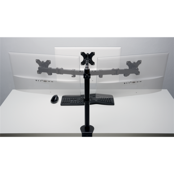 Brazo SmartFit® Ergo extensible para un monitor Negro