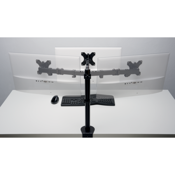 Brazo SmartFit® Ergo extensible para un monitor Negro