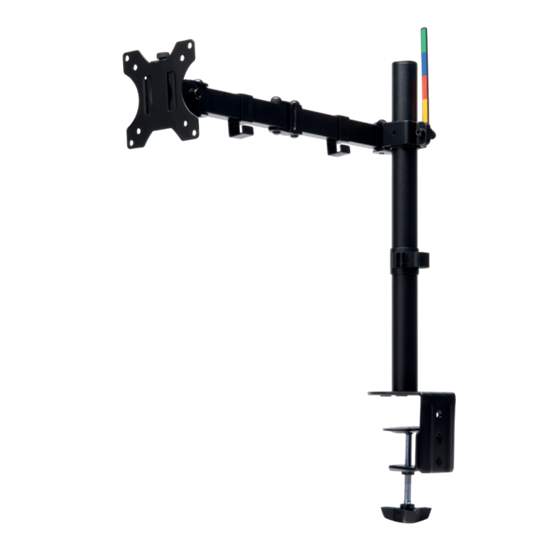 Brazo SmartFit® Ergo extensible para un monitor Negro