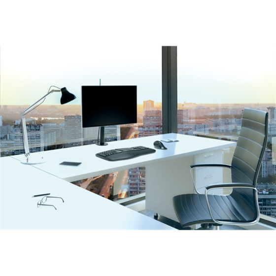 Brazo SmartFit® Ergo para un monitor Negro