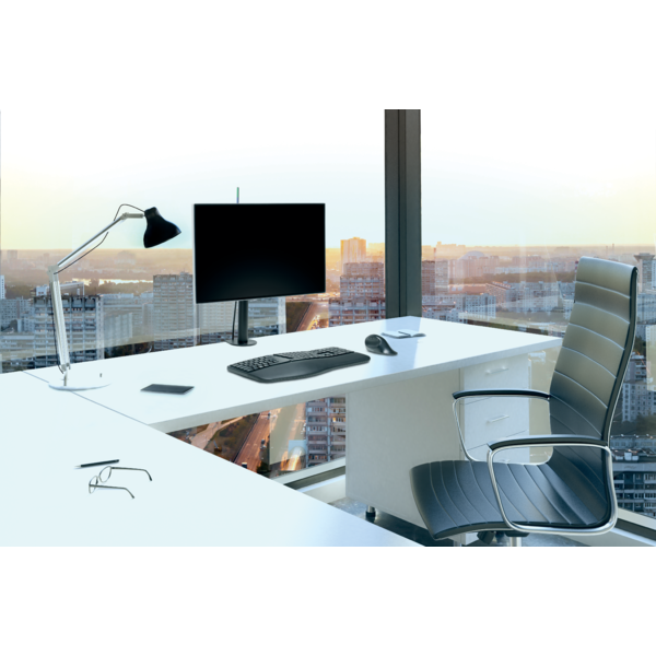 Brazo SmartFit® Ergo para un monitor Negro