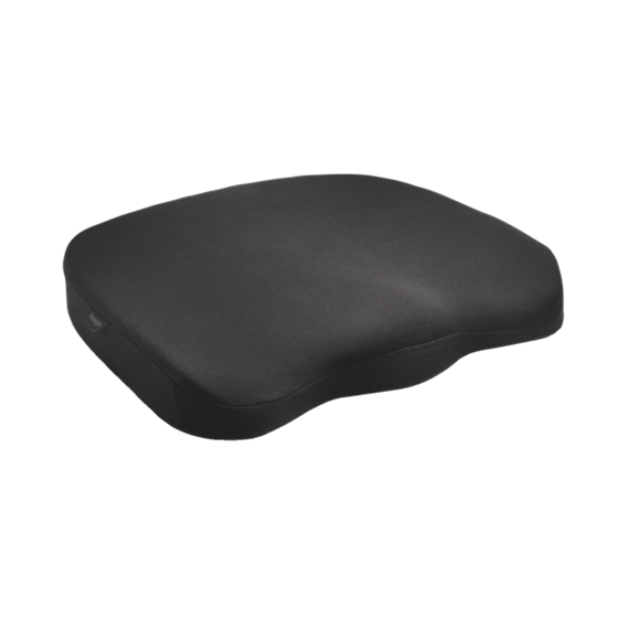 Cojín ergonómico de espuma viscoelástica Negro