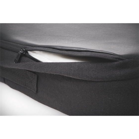 Cojín ergonómico de espuma viscoelástica Negro