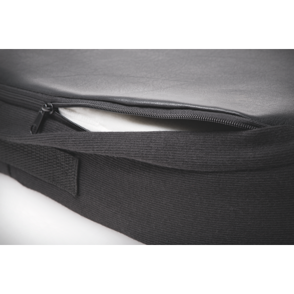 Cojín ergonómico de espuma viscoelástica Negro