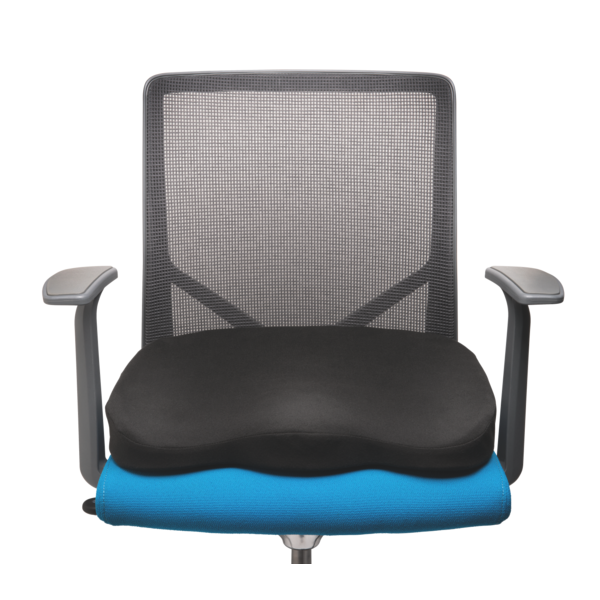 Cojín ergonómico de espuma viscoelástica Negro