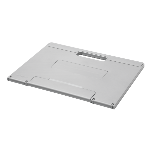 Elevador y soporte enfriador ergonómicos y ajustables para portátiles de hasta 17 pulgadas SmartFit® Easy Riser™ Go - Gris claro