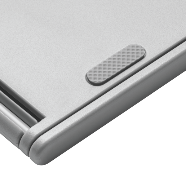 Elevador y soporte enfriador ergonómicos y ajustables para portátiles de hasta 17 pulgadas SmartFit® Easy Riser™ Go - Gris claro