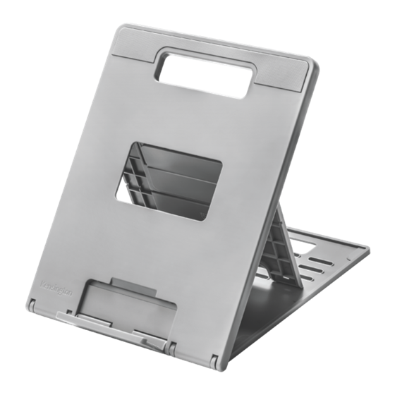 Elevador y soporte enfriador ergonómicos y ajustables para portátiles o tabletas de hasta 14 pulgadas SmartFit® Easy Riser™ Go -