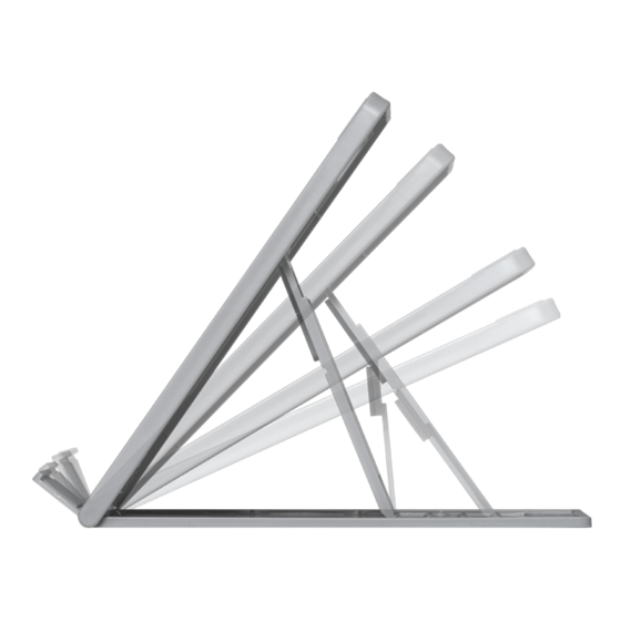 Elevador y soporte enfriador ergonómicos y ajustables para portátiles o tabletas de hasta 14 pulgadas SmartFit® Easy Riser™ Go -