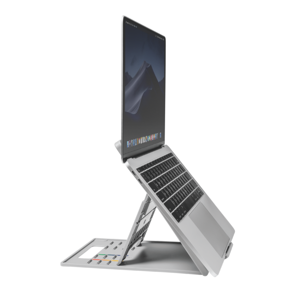 Elevador y soporte enfriador ergonómicos y ajustables para portátiles o tabletas de hasta 14 pulgadas SmartFit® Easy Riser™ Go -