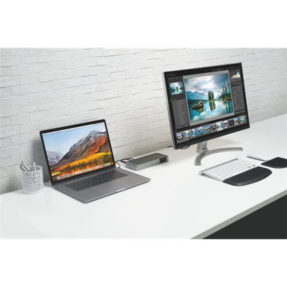 Reposamuñecas ErgoSoft™ para teclados finos y compactos Negro