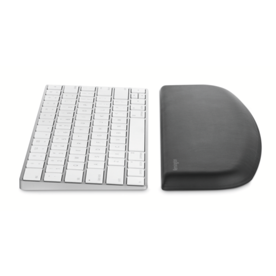 Reposamuñecas ErgoSoft™ para teclados finos y compactos Negro