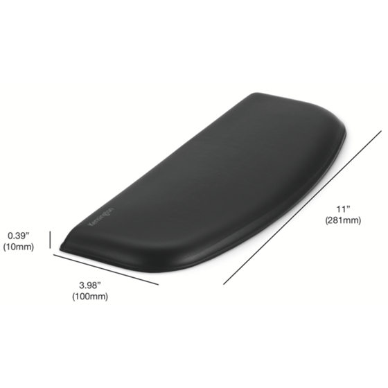 Reposamuñecas ErgoSoft™ para teclados finos y compactos Negro