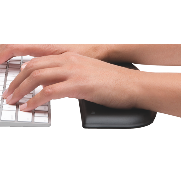Reposamuñecas ErgoSoft™ para teclados finos y compactos Negro