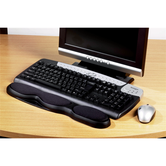 Reposamuñecas gel para teclado de Kensington en negro Negro