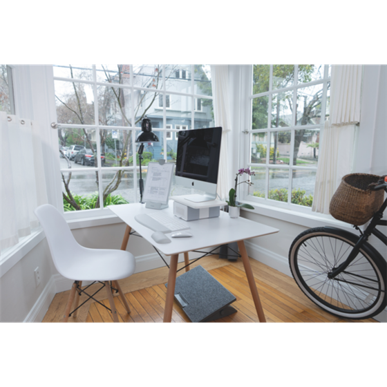 Reposapiés ergonómico SmartFit® SoleMate™ Pro Elite Gris