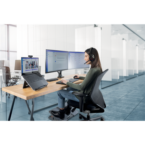 Reposapiés ergonómico SmartFit® SoleMate™ Pro Elite Gris